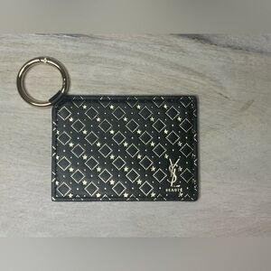 YSL beauty Black and Gold keyring mirror